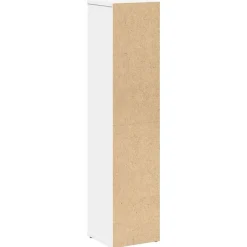 Meuble de salle de bain avec porte-rouleau blanc 20,5x20x90 cm vidaXL