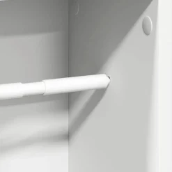 Meuble de salle de bain avec porte-rouleau blanc 20,5x20x90 cm vidaXL