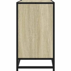 Meuble de salle de bain avec lavabo Chêne Sonoma 65 x 33 x 60 cm Bois d'ingénierie vidaXL