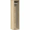 Meuble de salle de bain avec porte-rouleau chêne sonoma vidaXL