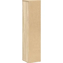 Meuble de salle de bain avec porte-rouleau chêne sonoma vidaXL