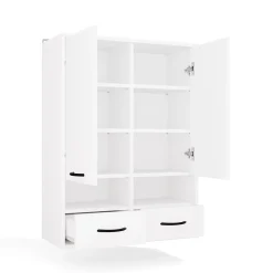 Meuble de salle de bain, blanc, 66 x 67 x 30 cm