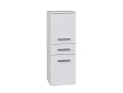 Meuble de salle de bain, blanc mat, 85 x 30 x 30 cm