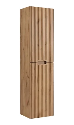 Meuble de salle de bain, chêne Craft, 35 x 136 x 27 cm