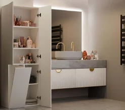 Meuble de salle de bain, cachemire, 60 x 30 x 174 cm