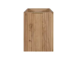 Meuble de salle de bain, Chêne Craft + poignée dorée, 40 x 57 x 46 cm