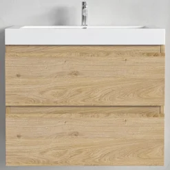 Meuble de salle de bain LOMAZOO Monaco chêne clair - 60cm