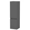 Meuble de salle de bain mural, 30x30x110 cm, colonne anthracite, AICA SANITAIRE
