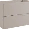 Meuble de salle de bain suspendu sous vasque MODERN cachemire 80 cm