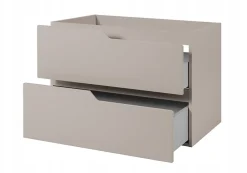 Meuble de salle de bain suspendu sous vasque MODERN cachemire 80 cm