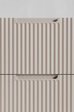 Meuble de salle de bain suspendu sous vasque VENA cachemire 80 cm