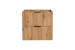 Meuble de salle de bain suspendu sous lavabo ADEL CHÊNE 60 cm