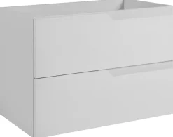 Meuble de salle de bain suspendu sous vasque MODERN blanc 80 cm