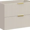Meuble de salle de bain suspendu sous lavabo ADEL CACHEMIRE 80 cm