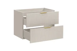 Meuble de salle de bain suspendu sous lavabo ADEL CACHEMIRE 80 cm