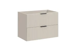 Meuble de salle de bain suspendu sous lavabo ADEL CACHEMIRE 80 cm