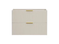 Meuble de salle de bain suspendu sous lavabo ADEL CACHEMIRE 80 cm