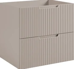 Meuble de salle de bain suspendu sous vasque VENA cachmire 60 cm