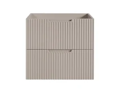 Meuble de salle de bain suspendu sous vasque VENA cachmire 60 cm