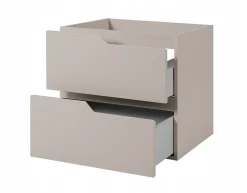 Meuble de salle de bain suspendu sous vasque MODERN cachmire 60 cm
