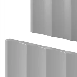 Meuble de salle de bain sous vasque suspendu ARCOS blanc 80 cm façades rainurées