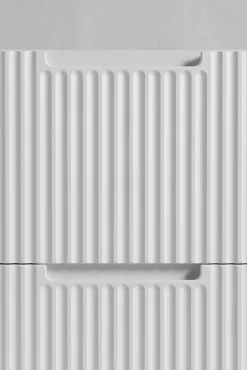 Meuble de salle de bain suspendu sous vasque VENA blanc 80 cm