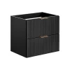 Meuble de salle de bain suspendu sous lavabo ADEL NOIR 60 cm
