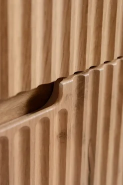 Meuble de salle de bain suspendu sous vasque VENA chêne 60 cm