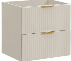 Meuble de salle de bain suspendu sous lavabo ADEL CACHEMIRE 60 cm