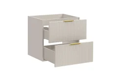 Meuble de salle de bain suspendu sous lavabo ADEL CACHEMIRE 60 cm