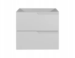 Meuble de salle de bain suspendu sous vasque MODERN blanc 60 cm