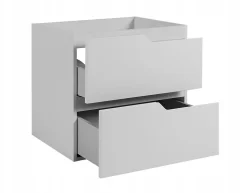 Meuble de salle de bain suspendu sous vasque MODERN blanc 60 cm
