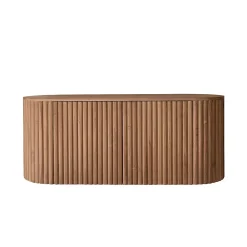 Meuble de salle de bain suspendu en teck massif 140 cm