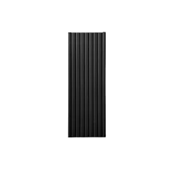 Meuble de salle de bain VANO 1 porte Noir mat L20 x P18 x H57 cm Meuble suspendu