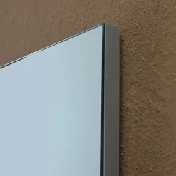 Meuble De Salle De Bains Suspendu Chêne Marron 80Cm, Lavabo Et Miroir 80X60 Silvia