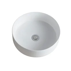 Meuble double vasque 120cm avec plan bois SORRENTO Blanc+vasque+robinet+miroir