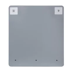 Meuble double vasque 120cm avec plan céramique SORRENTO Décor chêne + miroir