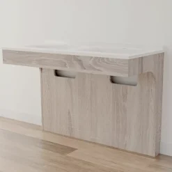 Meuble double vasque PMR ALTEA 120 cm - Cambrian oak