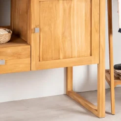 Meuble en teck salle de bain Théa 130 cm