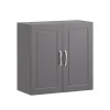 Meuble Haut Armoire de Toilettes Salle de Bain Suspendue, 2 Portes, FRG231-DG, SoBuy