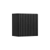 Meuble haut de salle de bain VANO 1 porte Noir mat L30 x P18 x H30 cm Meuble suspendu