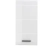 Meuble haut mélaminé blanc brillant. L - H - P : 30 - 77 - 23 cm