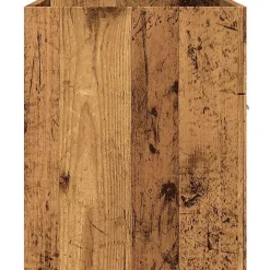 Meuble lavabo de salle de bain vieux bois bois d'ingénierie vidaXL
