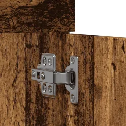 Meuble lavabo de salle de bain vieux bois bois d'ingénierie vidaXL