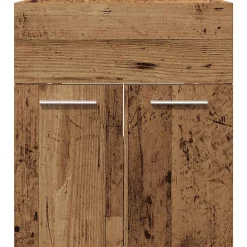 Meuble lavabo de salle de bain vieux bois bois d'ingénierie vidaXL