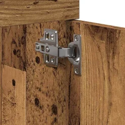 Meuble lavabo de salle de bain vieux bois bois d'ingénierie vidaXL