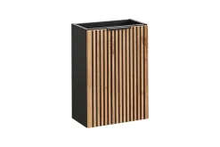Meuble lave main à suspendre XILO NOIR CHÊNE 40 cm