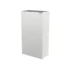 Meuble lave mains à poser blanc brillant l.44 x H.79 x P.23 cm, GoodHome Imandra