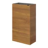 Meuble lave mains à poser effet noyer l.44 x H.79 x P.23 cm, GoodHome Imandra
