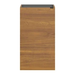 Meuble lave mains à poser effet noyer l.44 x H.79 x P.23 cm, GoodHome Imandra